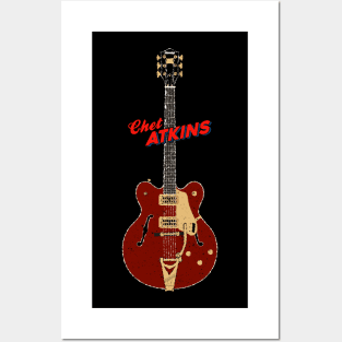 Chet Atkins Country Gentleman Electric Guitar Posters and Art
